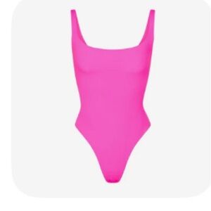 SKIMS Pink Bodysuit